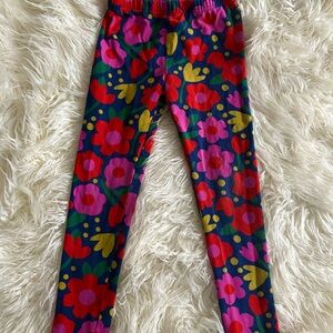 Hanna Andersson Vibrant Floral Leggings - Red, Pink, Yellow